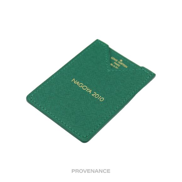 🔴 Louis Vuitton Nagoya 2010 Card Wallet - Green Taiga - Picture 5 of 6